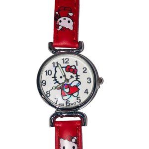Watches Analog Cartoon Character Cat Pretty Pink Watches Waterproof Children New